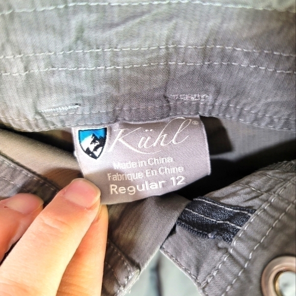 KUHL GRAY FULL LENGTH HIKING PANT, SZ 12 - Picture 9 of 14